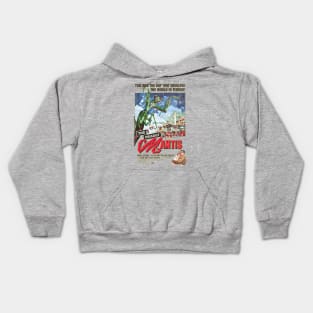 The Deadly Mantis Vintage Movie Poster Kids Hoodie